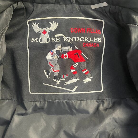 Moose Knuckles down filled winter coat, size small - Picture 8 of 14